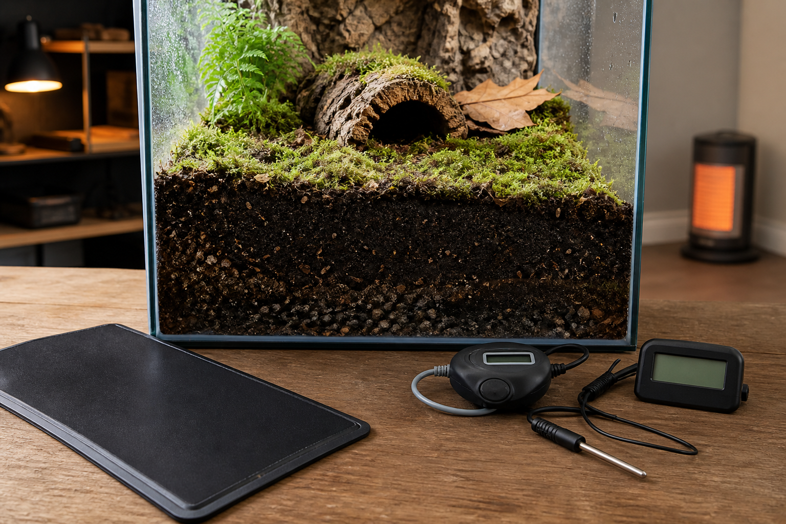 Heat Mats and Isopods: Why Direct Bottom Heat Is Risky — Isopod King care guide