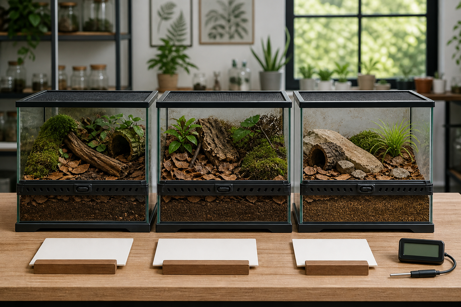 Terrarium habitat and care tools illustrating How to Add a Cleanup Crew to an Occupied Reptile or Amphibian Enclosure - Isopod King