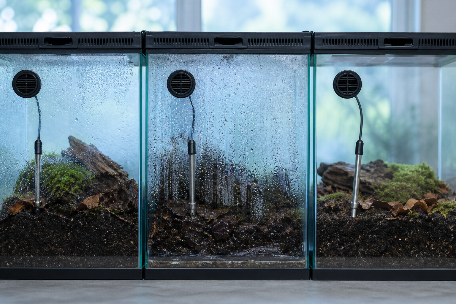 Terrarium habitat and care tools illustrating Do You Need a Hygrometer for Isopods? Uses and Limits - Isopod King