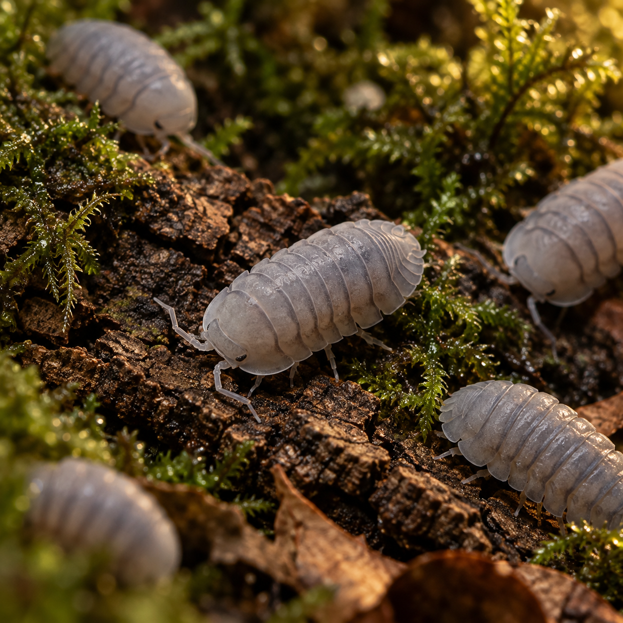 30+ Cubaris sp. Blue Pigeon Isopods Terrarium – Free Shipping