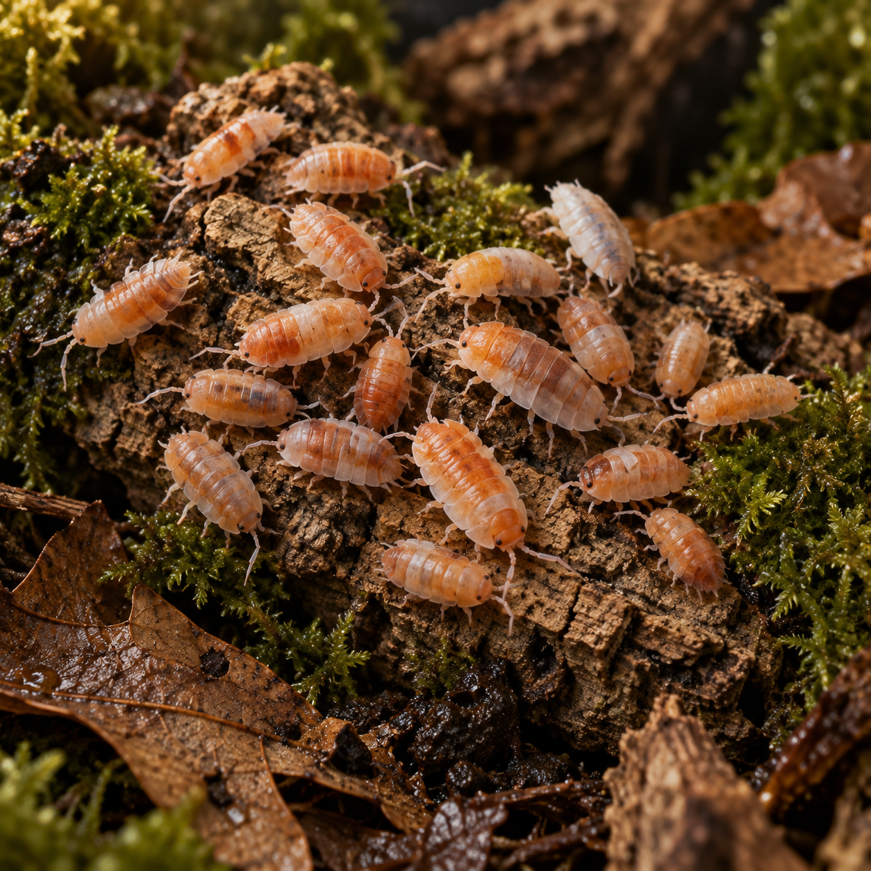 15+ Porcellio scaber Orange Koi Isopods Crew – Free Shipping