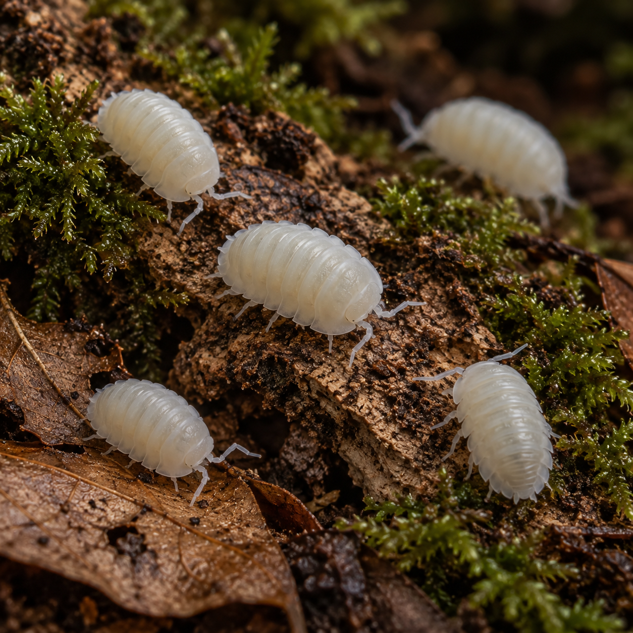 15+ Cubaris murina White Glacier Isopods Crew – Free Shipping