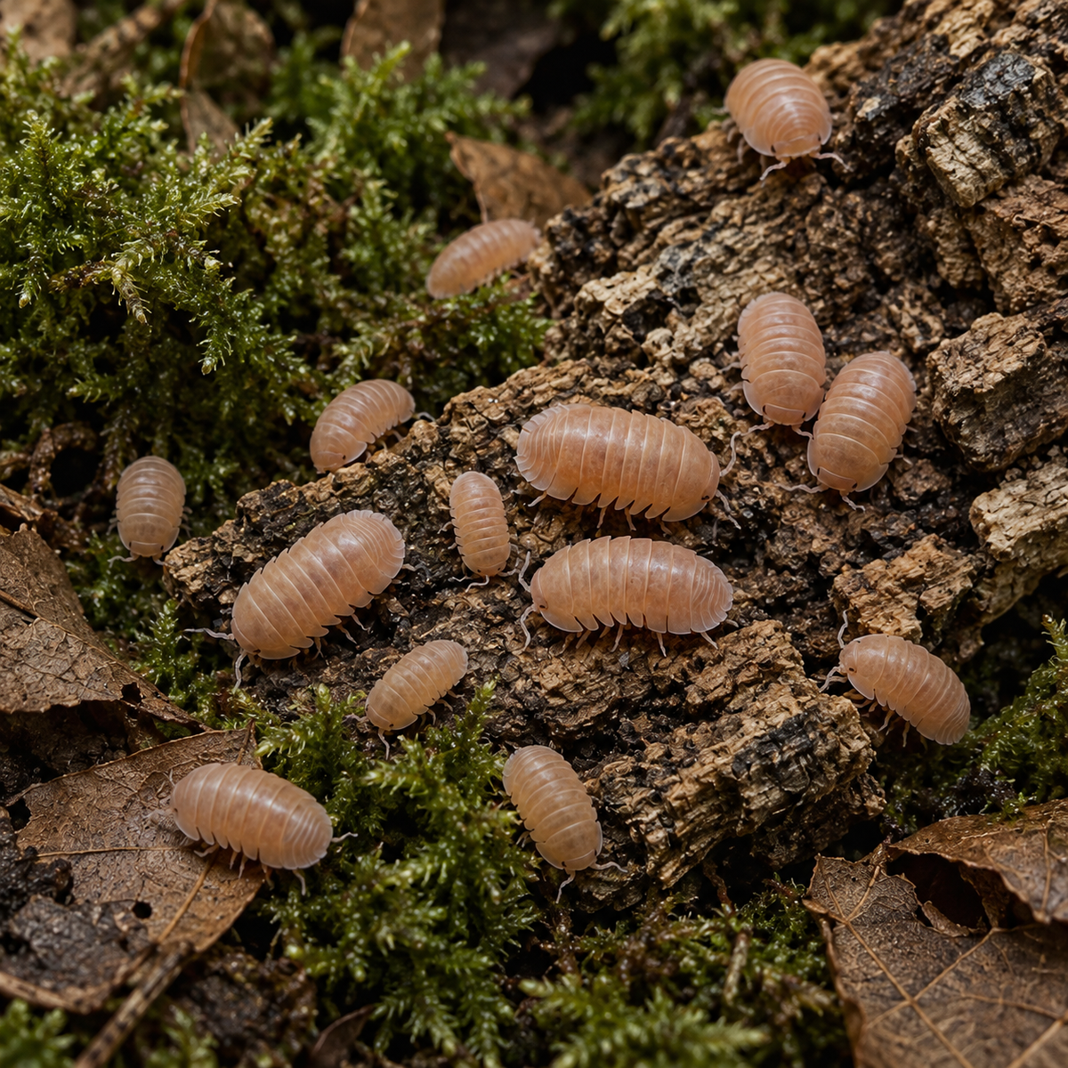 15+ Cubaris murina Papaya Isopods Crew – Free Shipping