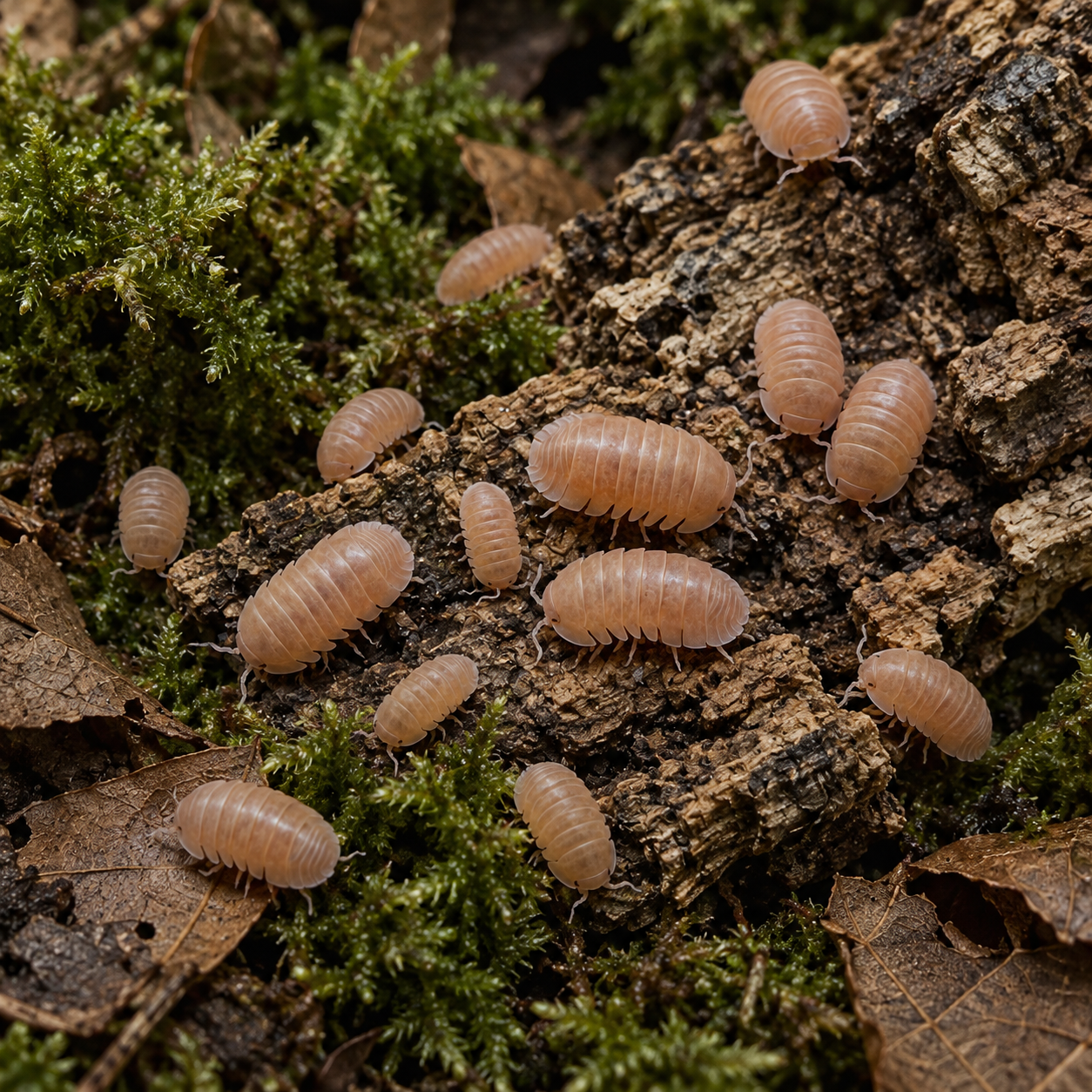 15+ Cubaris murina Papaya Isopods Crew – Free Shipping