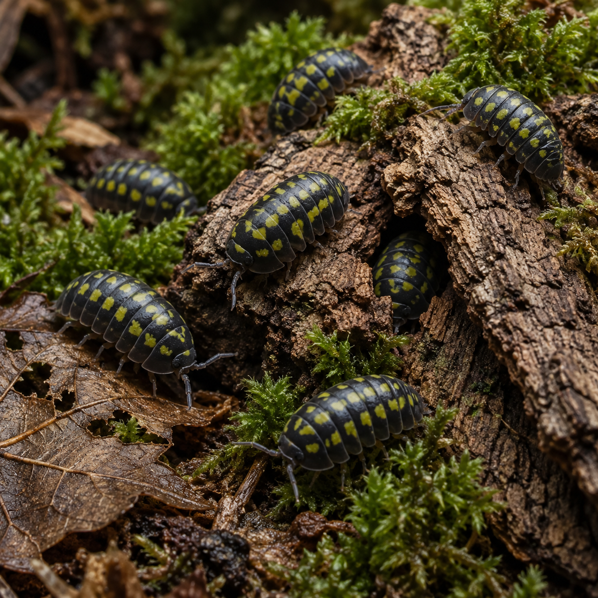 15+ Armadillidium gestroi Isopods Crew – Free Shipping