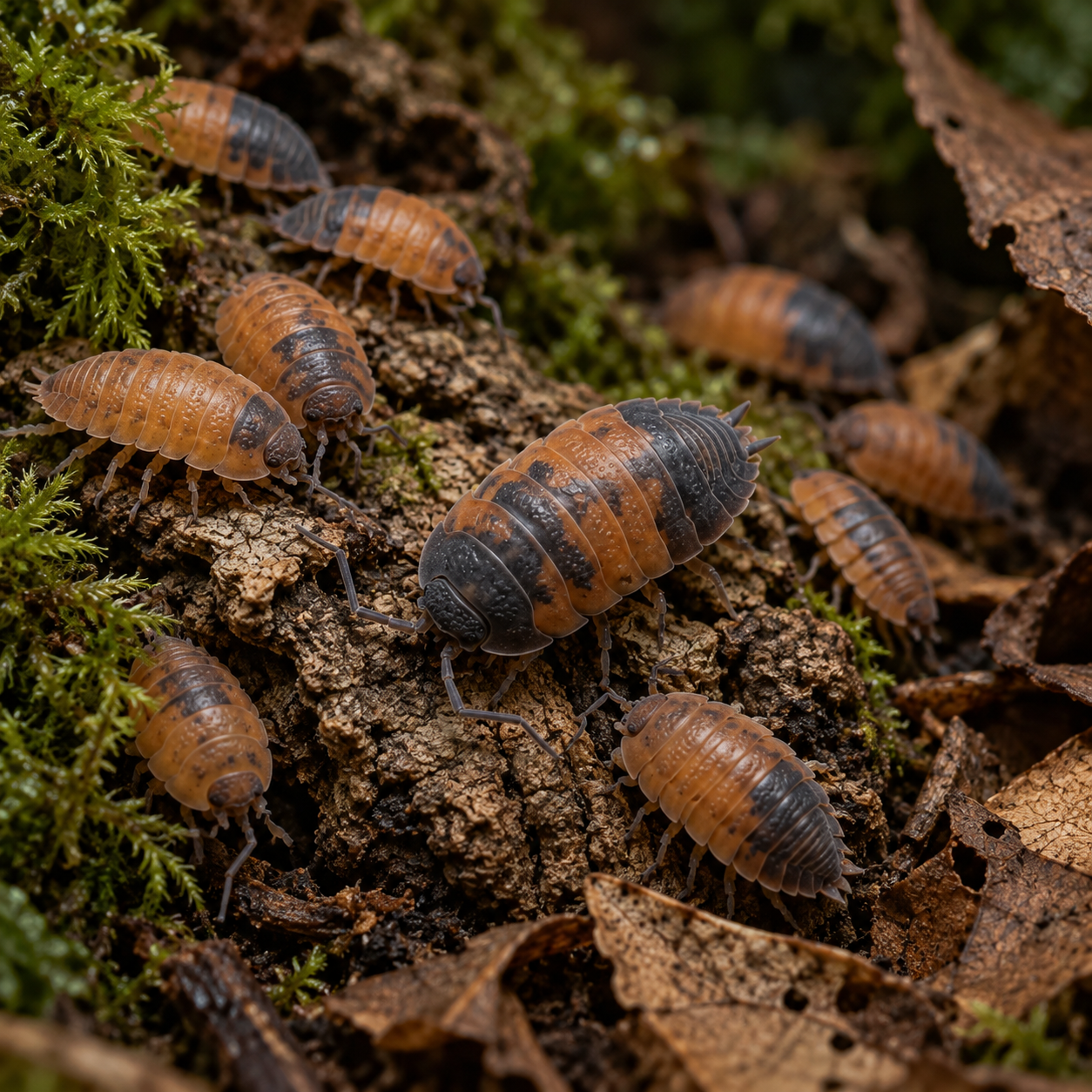 15+ Porcellio scaber Lava Isopods Crew – Free Shipping