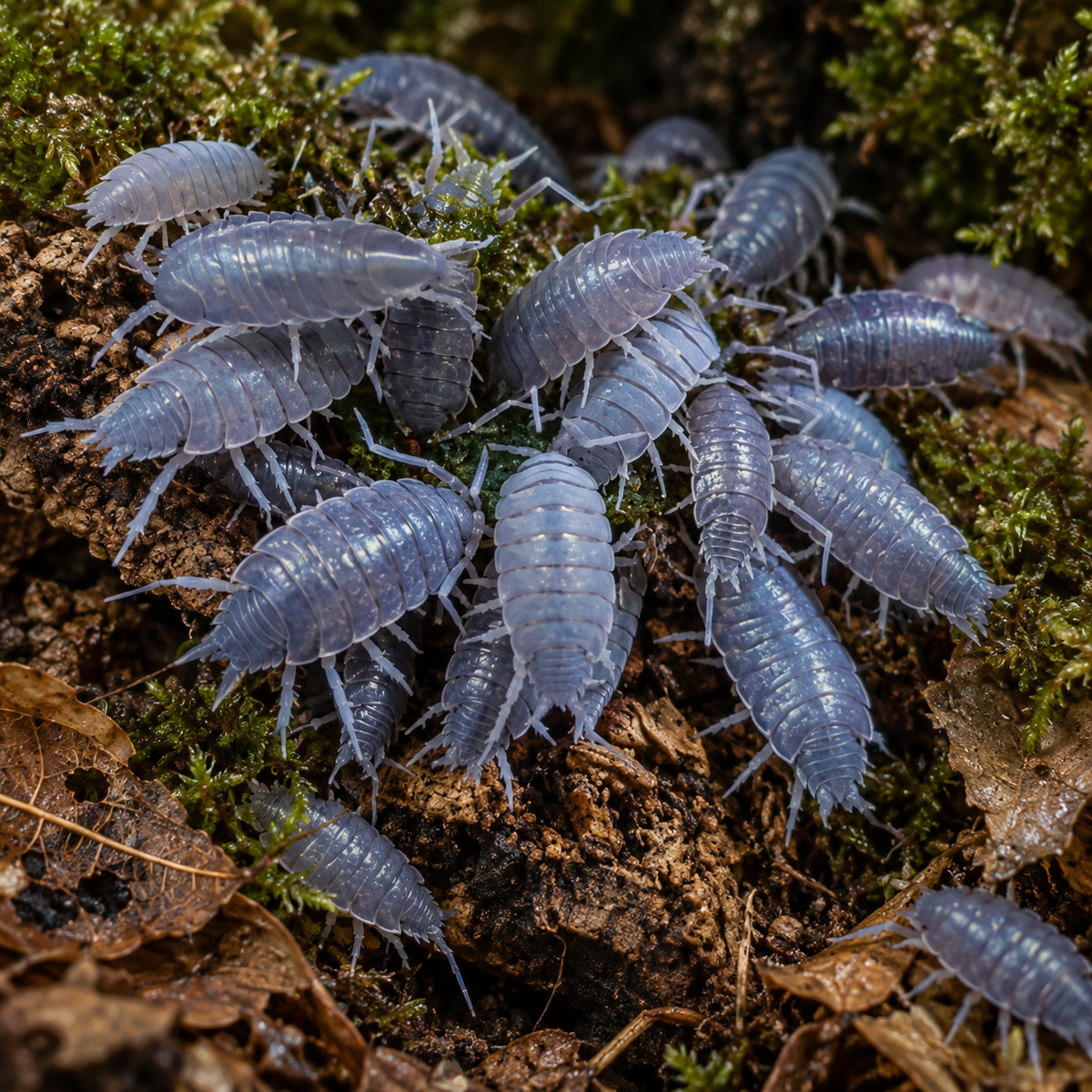 50+ Count Powder Blue Isopods – Free Shipping
