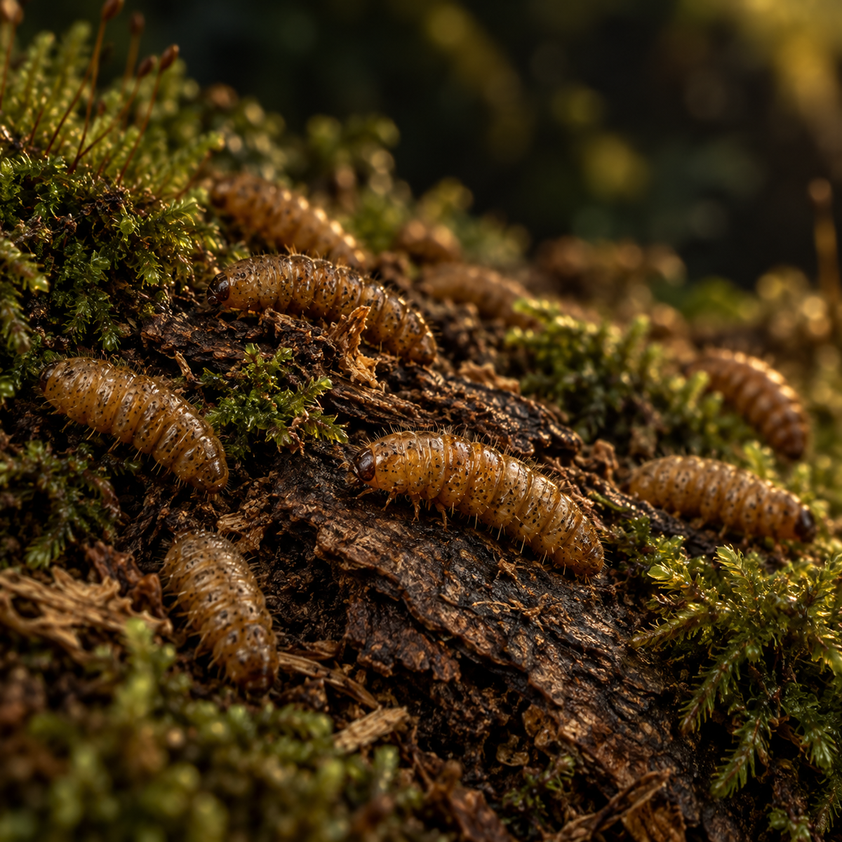 Dermestid Beetle Larvae Natural Crew for Colonies Taxidermy – Free Shipping