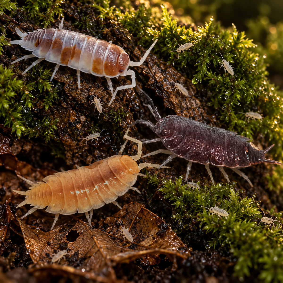 Combo Deal | 100+ Party Mix Isopods And 8oz Coco Springtails – Free Shipping