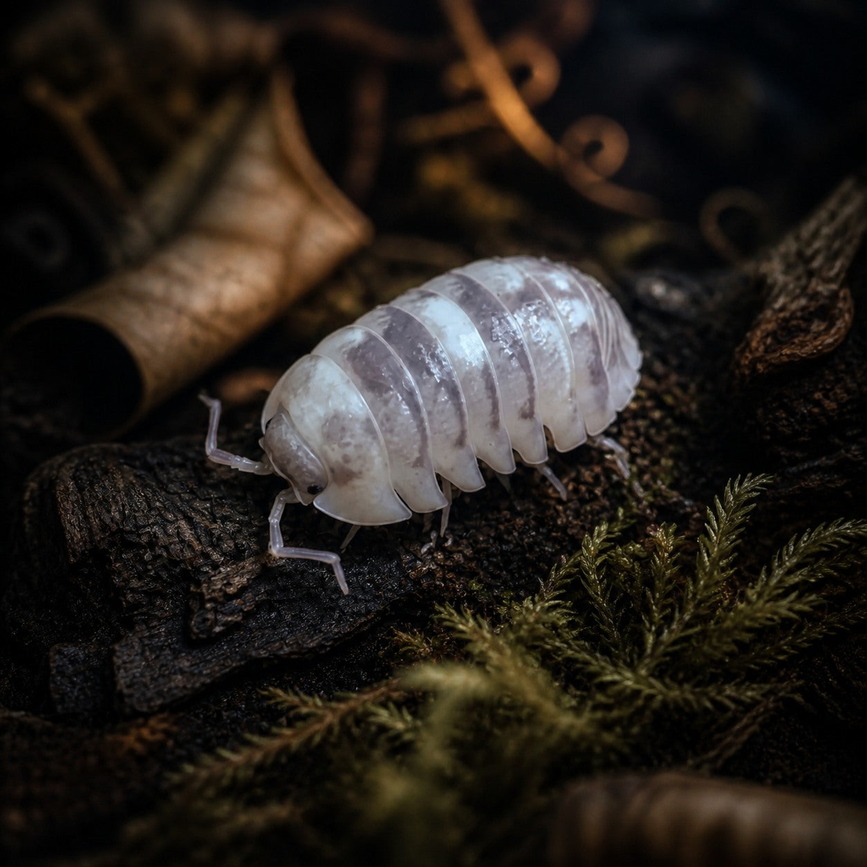 Armadillidium espanyoli "Marbleized" Isopods