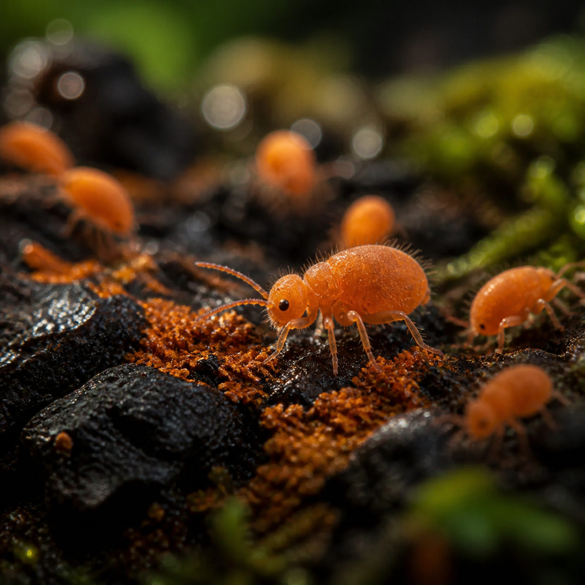 Florida Orange Springtails (Yuukianura aphoruroides) (image 2 of 2)