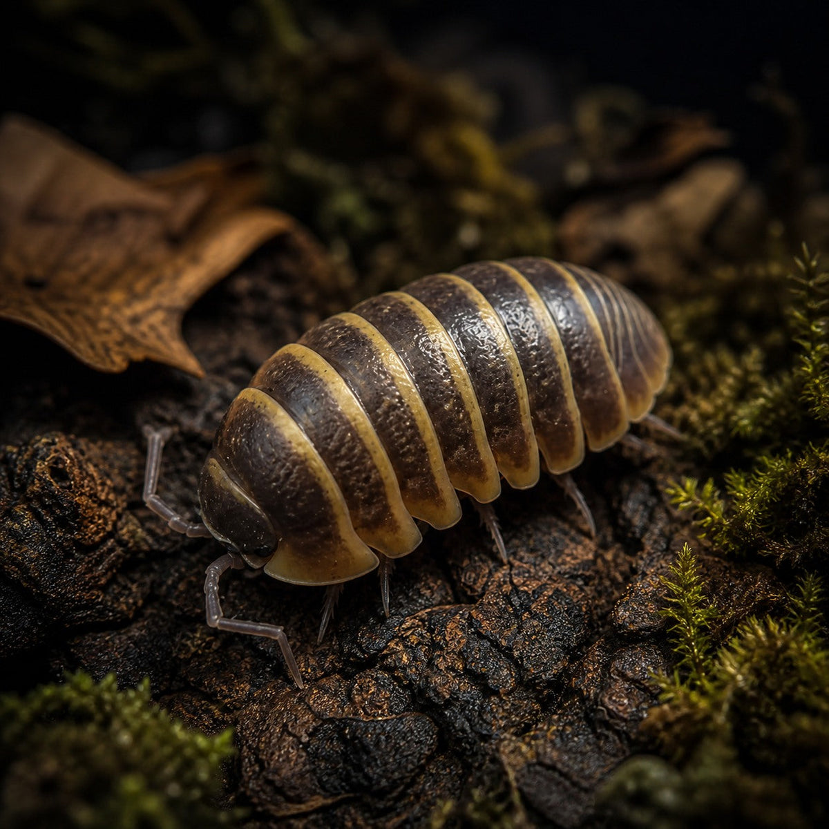 Badium Isopods (Armadillidium badium)