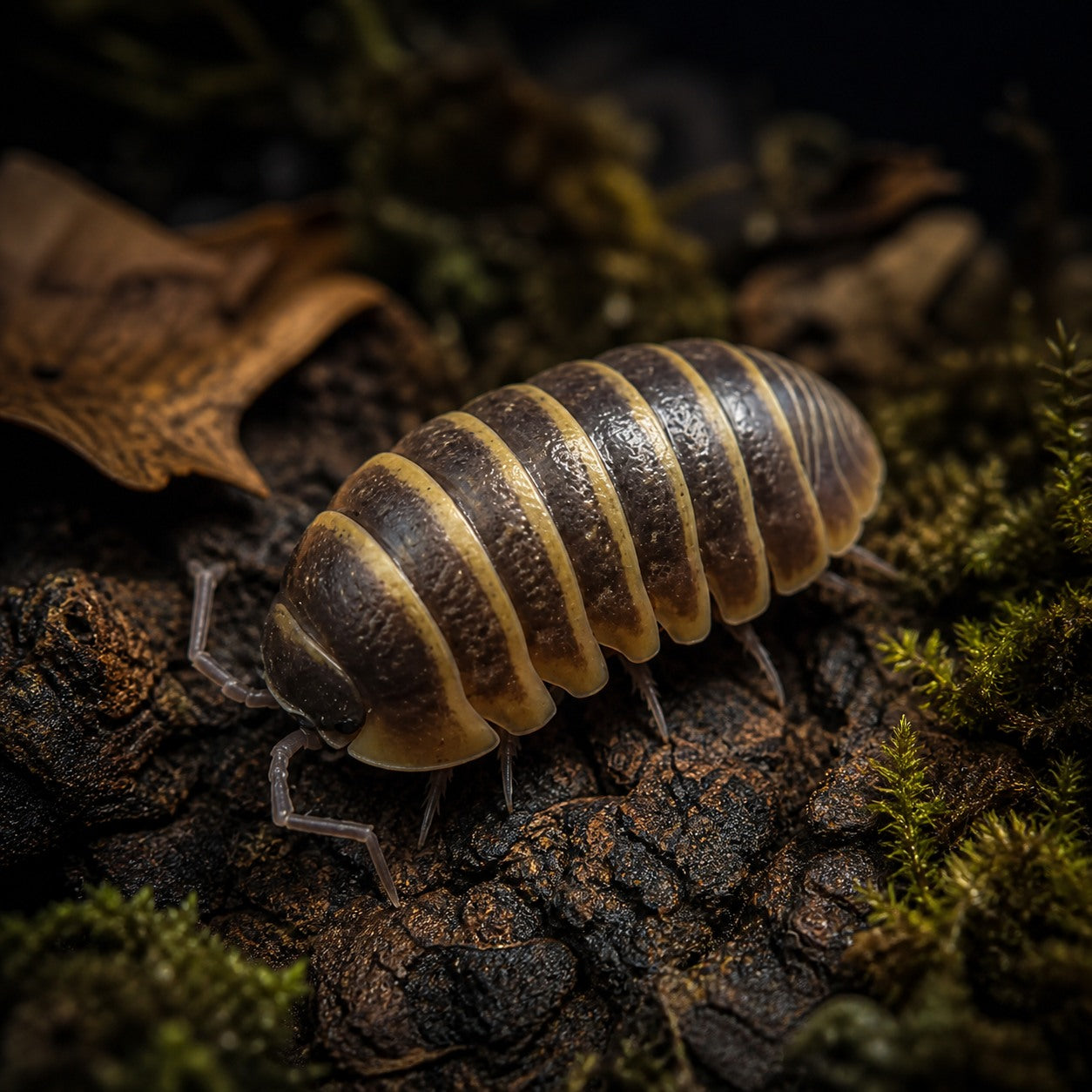 Badium Isopods (Armadillidium badium)