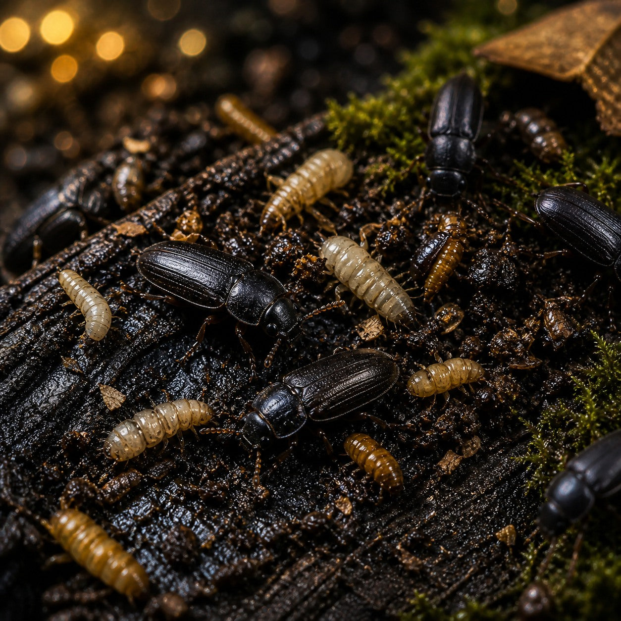 Buffalo Beetle Starter Colony (Alphitobius diaperinus)