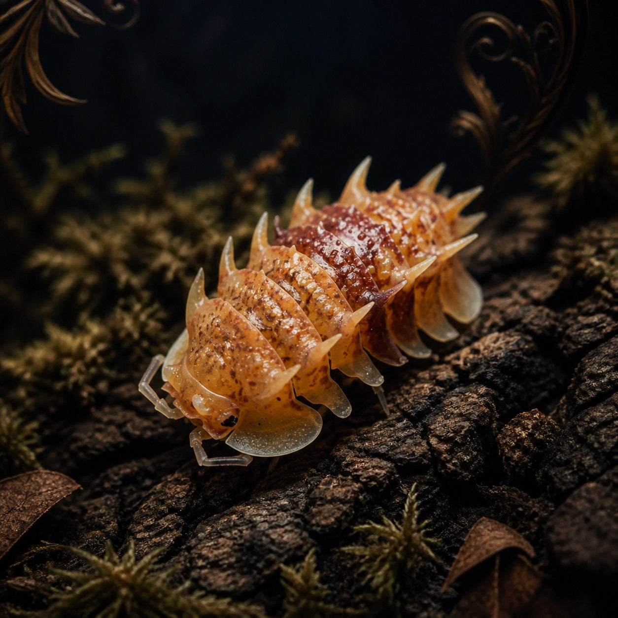 Cuban Spiky Isopods (Pseudarmadillo spinosus)
