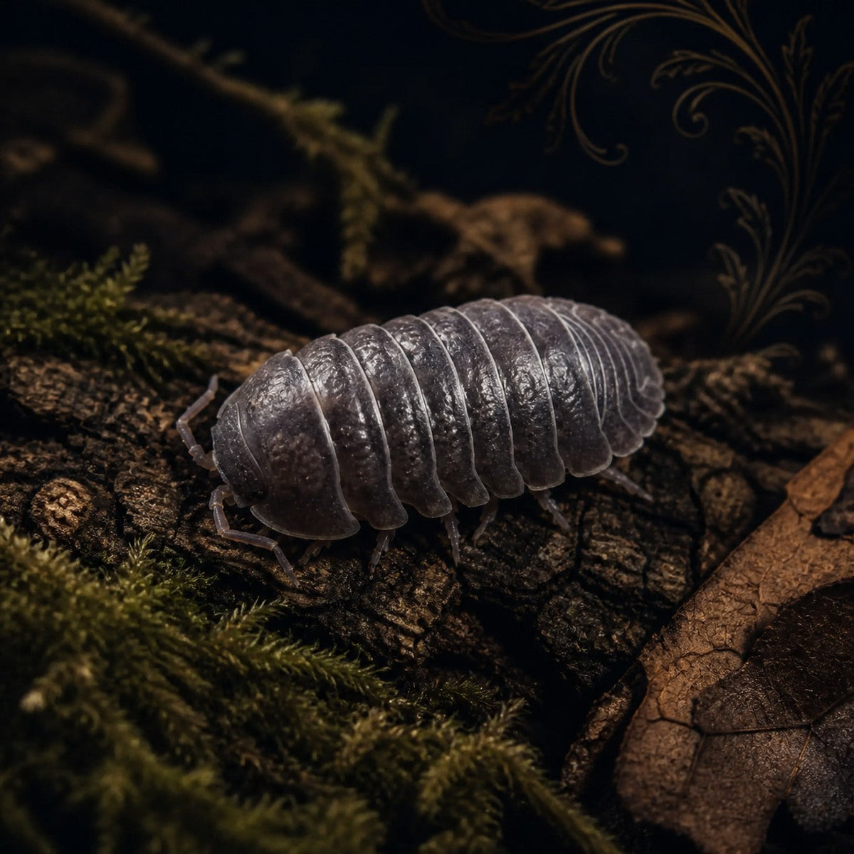 Cubaris sp. "Black Panda" Isopods
