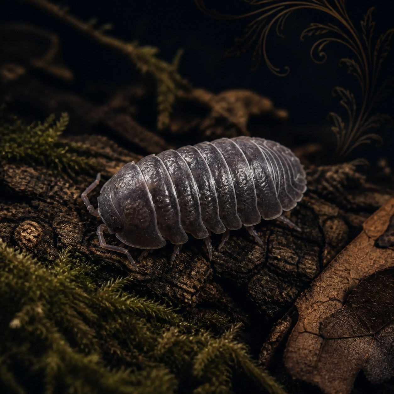 Cubaris sp. "Black Panda" Isopods