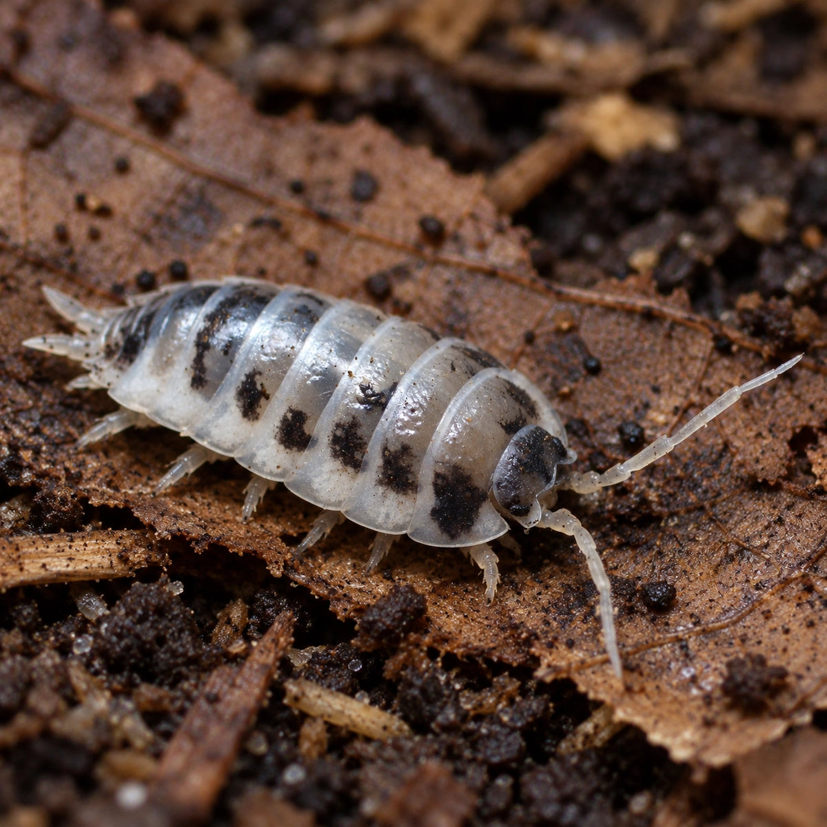 AI-generated reference-guided close view of Dairy Cow isopod.