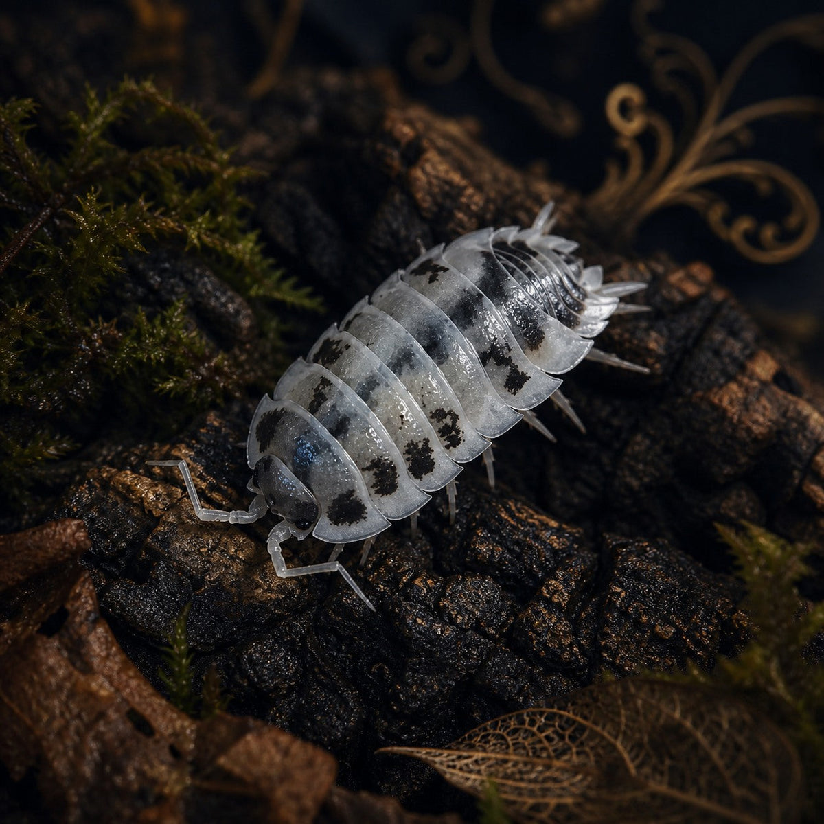 Dairy Cow Isopods (Porcellio laevis)