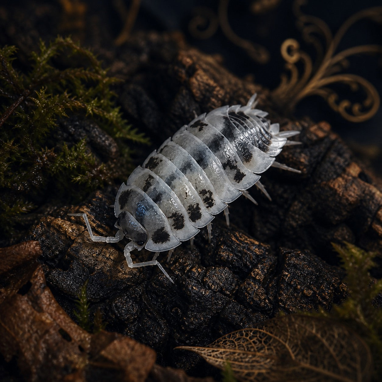Dairy Cow Isopods (Porcellio laevis)