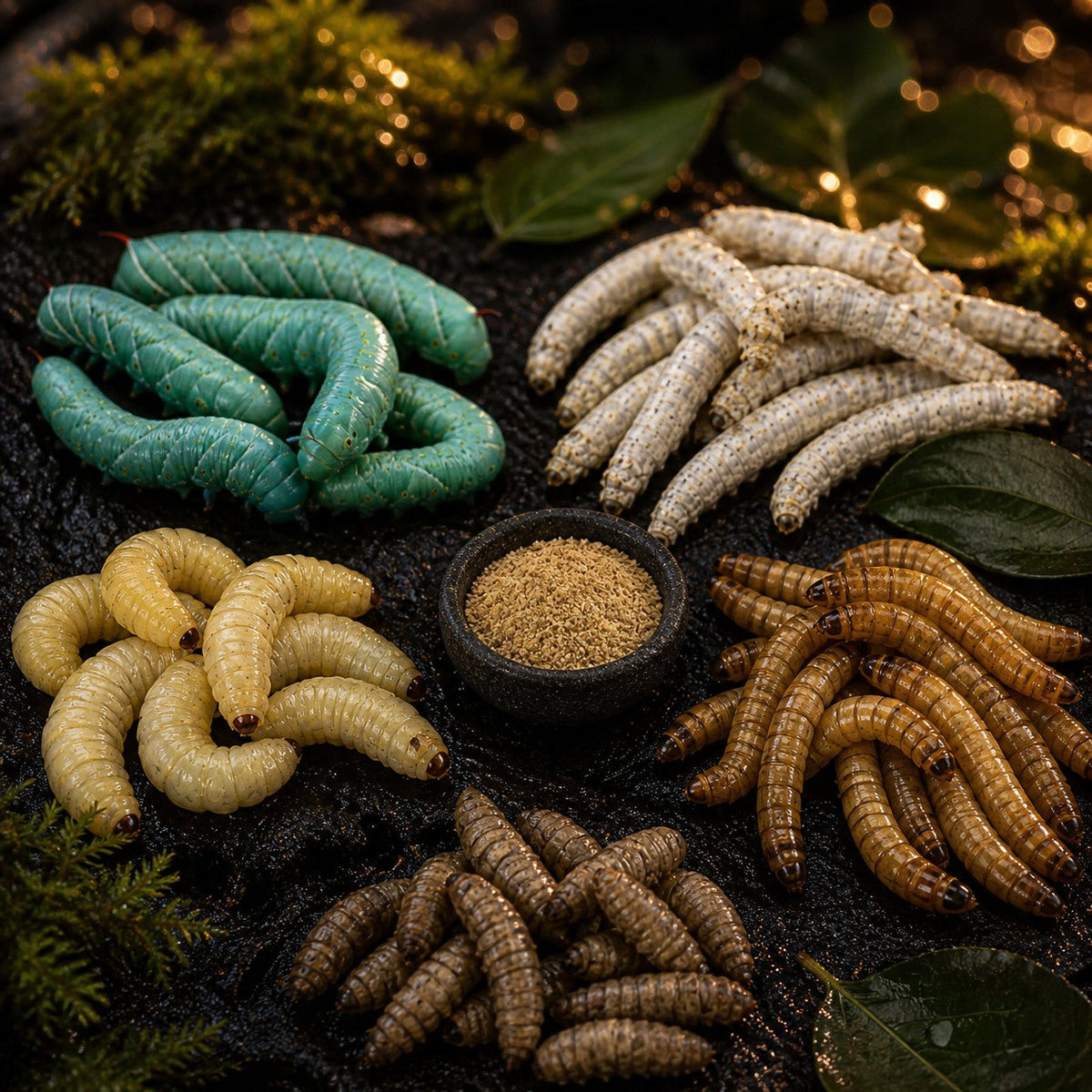 Deluxe Worm Sampler (5 Worm Varieties)