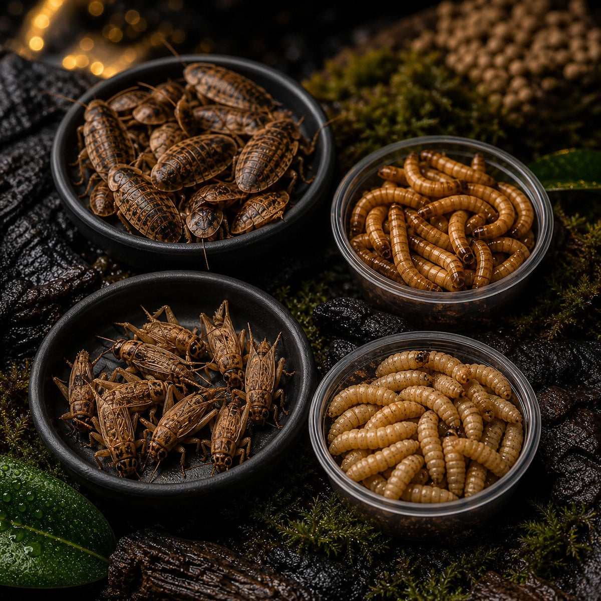 Feeder Insect Mix Pack for Medium Reptiles