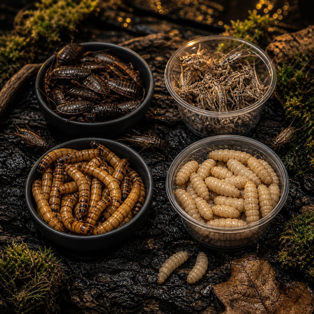 Feeder Insect Mix Pack for Small Reptiles