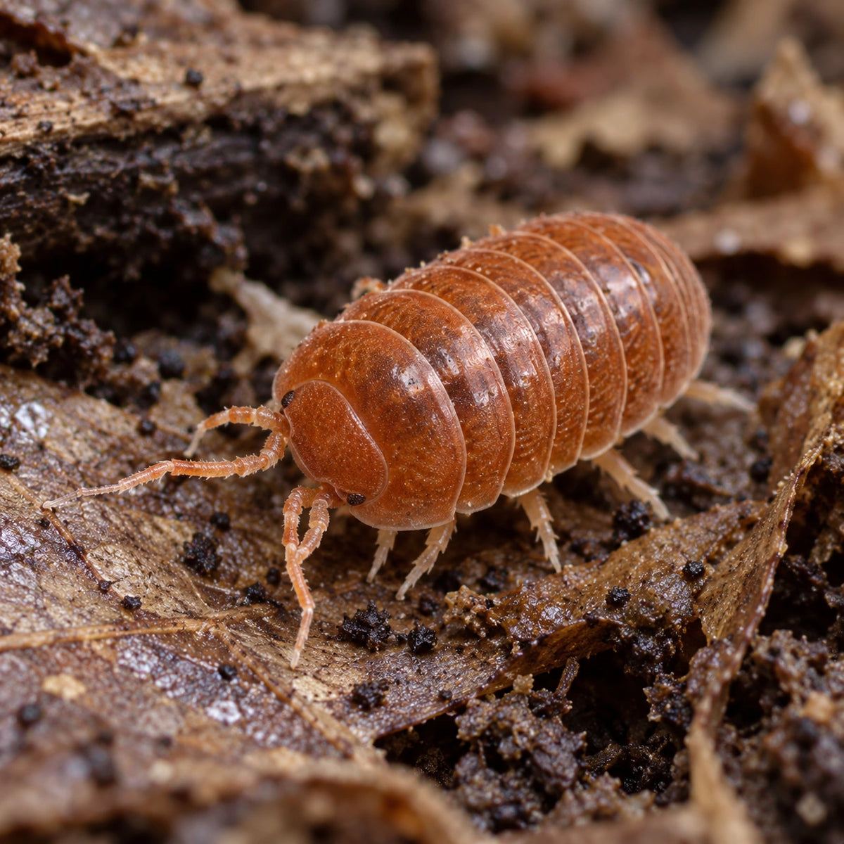 AI-generated reference-guided close view of Gem Mix isopods.