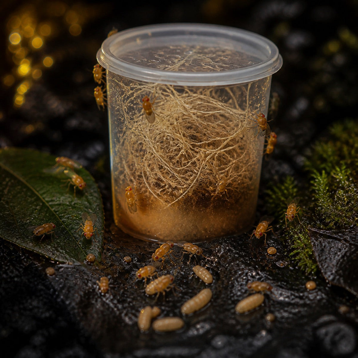 Golden Delicious Fruit Fly Producing Culture (image 2 of 3)