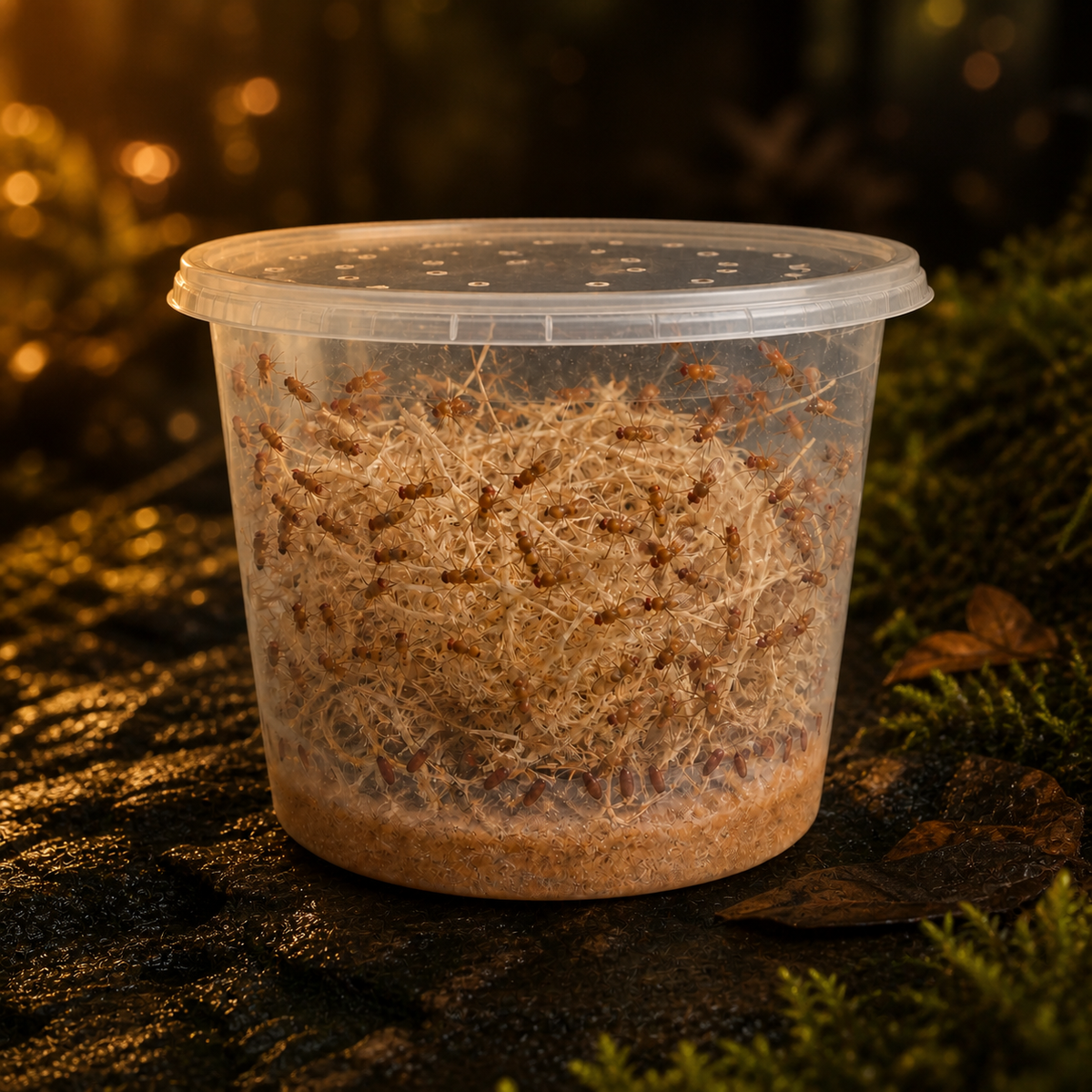 Golden Hydei Fruit Fly Culture (image 1 of 3)