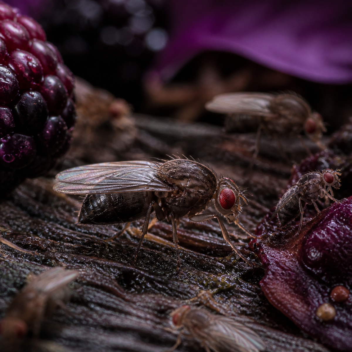 Hydei Fruit Flies (Drosophila hydei) (image 2 of 2)