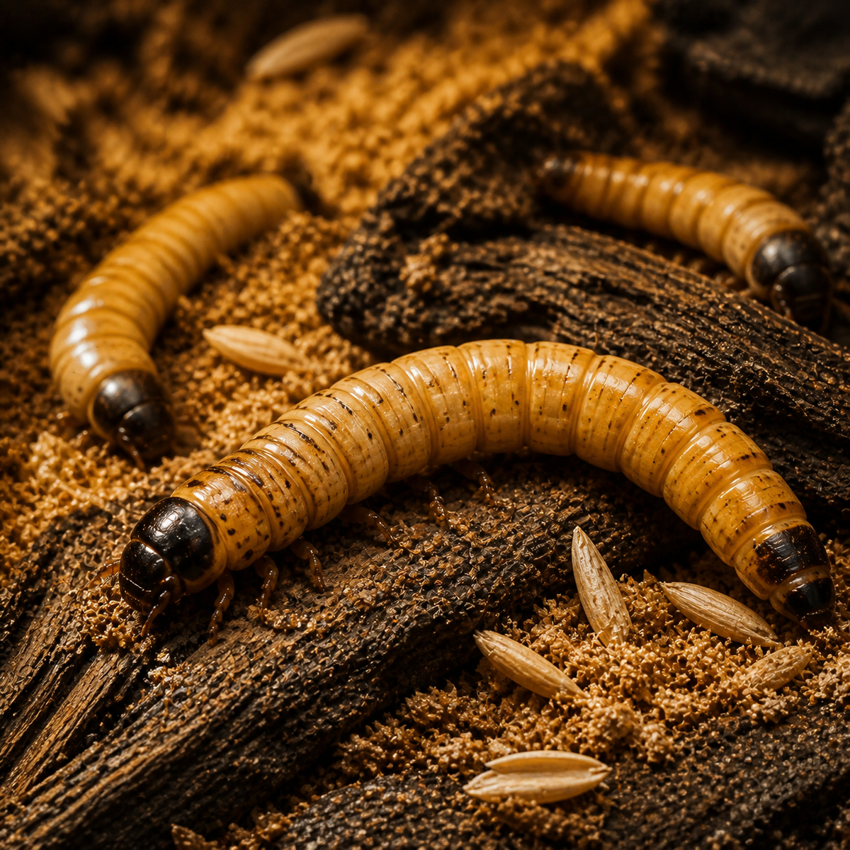 Superworms, Large in Bulk, 1.5 to 2 Inch (Zophobas morio) (image 2 of 2)