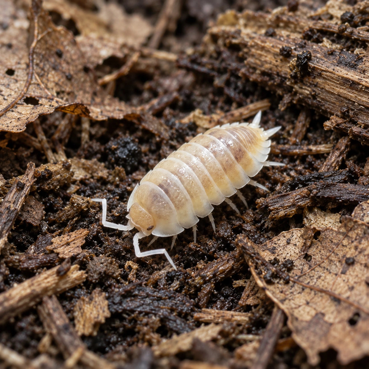 AI-generated reference-guided close view of Lemon Berry Crumble isopods.