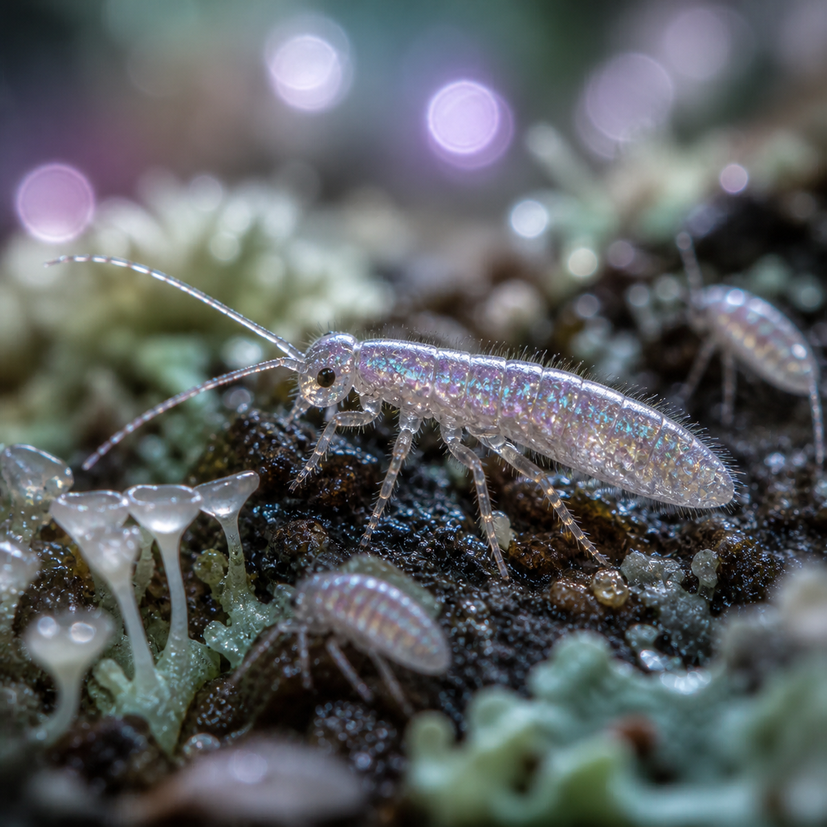 Pearlescent Springtails (Lepidocyrtus sp.) (image 2 of 2)