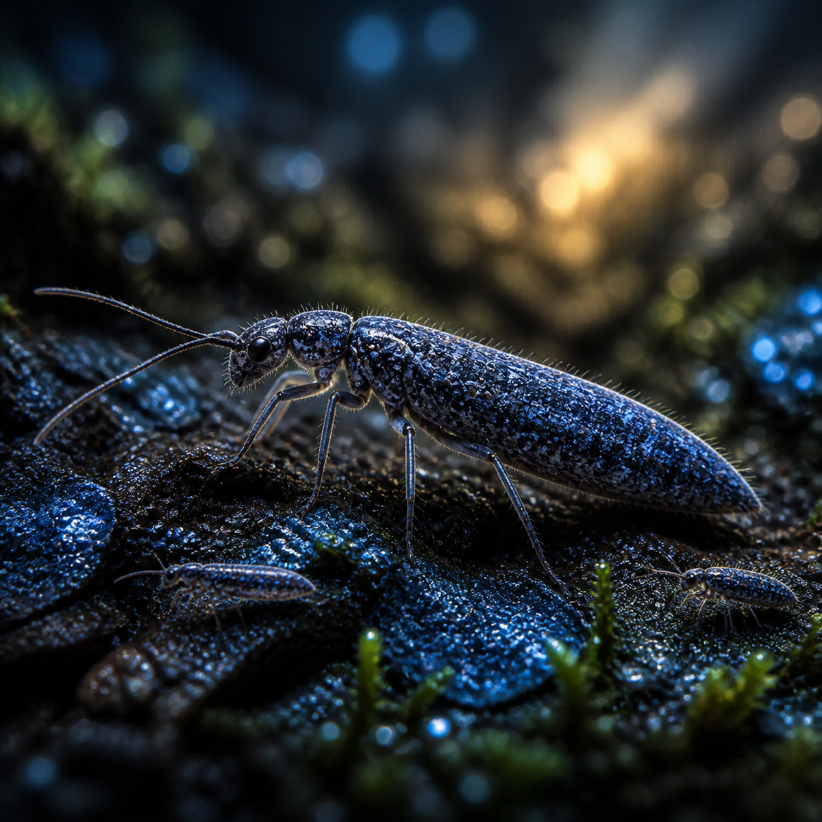 Tropical Thunder Springtails (Lepidocyrtus sp.) (image 2 of 2)