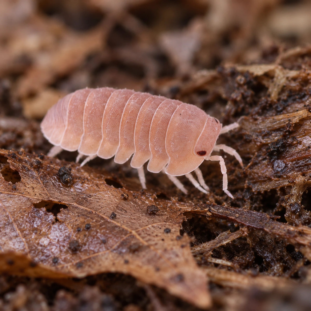 AI-generated reference-guided close view of Mamey isopods.