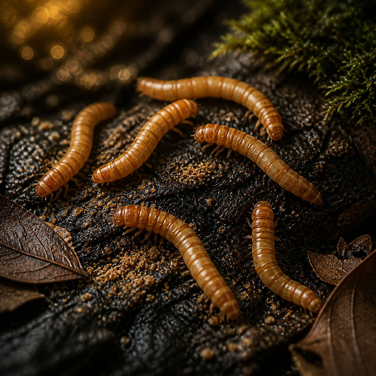 Mealworms, Large, 1 Inch (Tenebrio molitor)