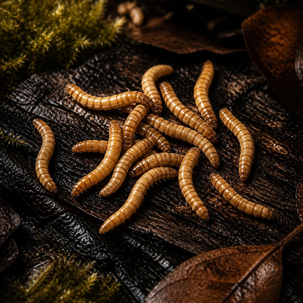 Mealworms, Medium, 3/4 Inch (Tenebrio molitor)