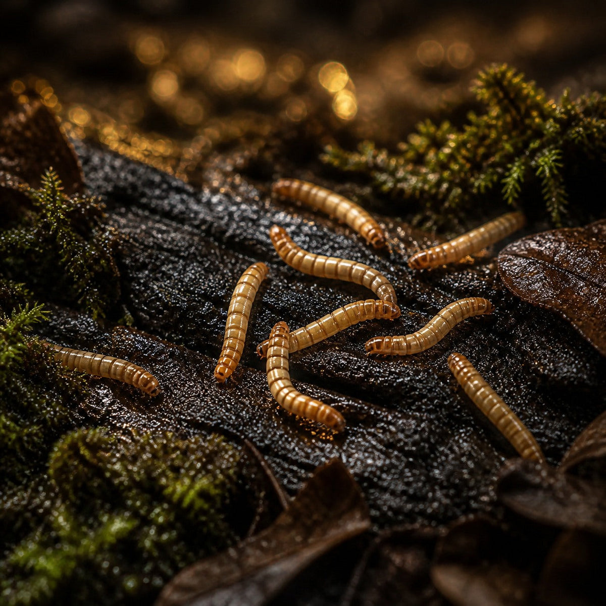 Mealworms, Small, 1/2 Inch (Tenebrio molitor)