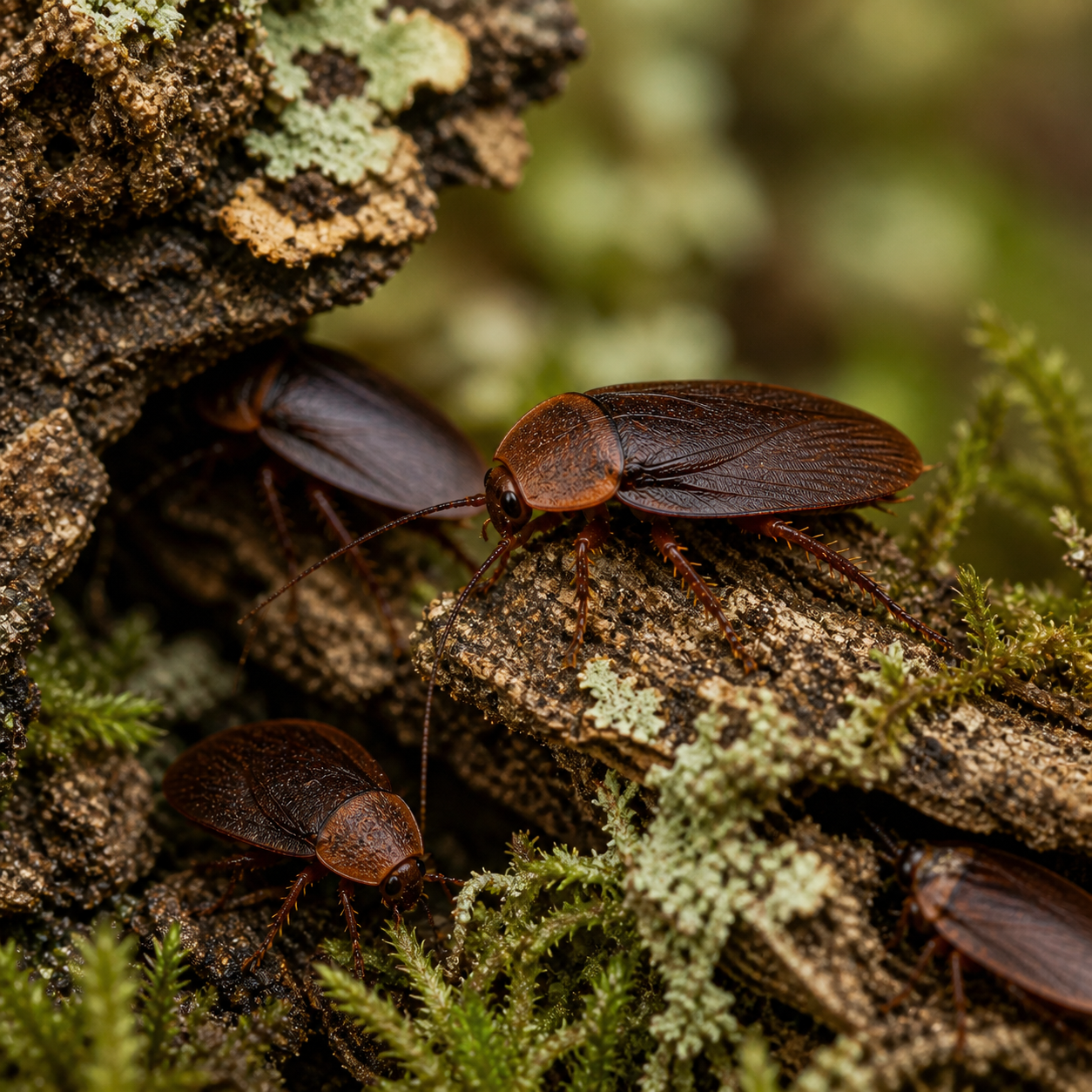 Micro Hooded roach (Compsodes schwarzi) in a fine natural substrate habitat