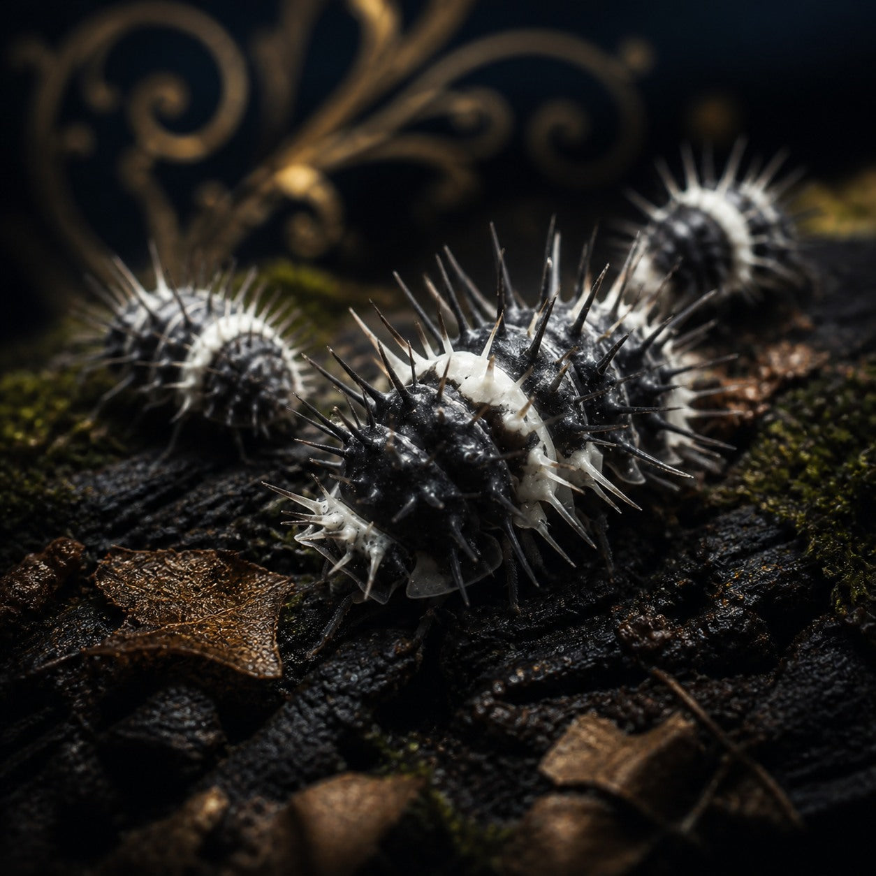 Panda Spiky Isopods (Laurela sp.)