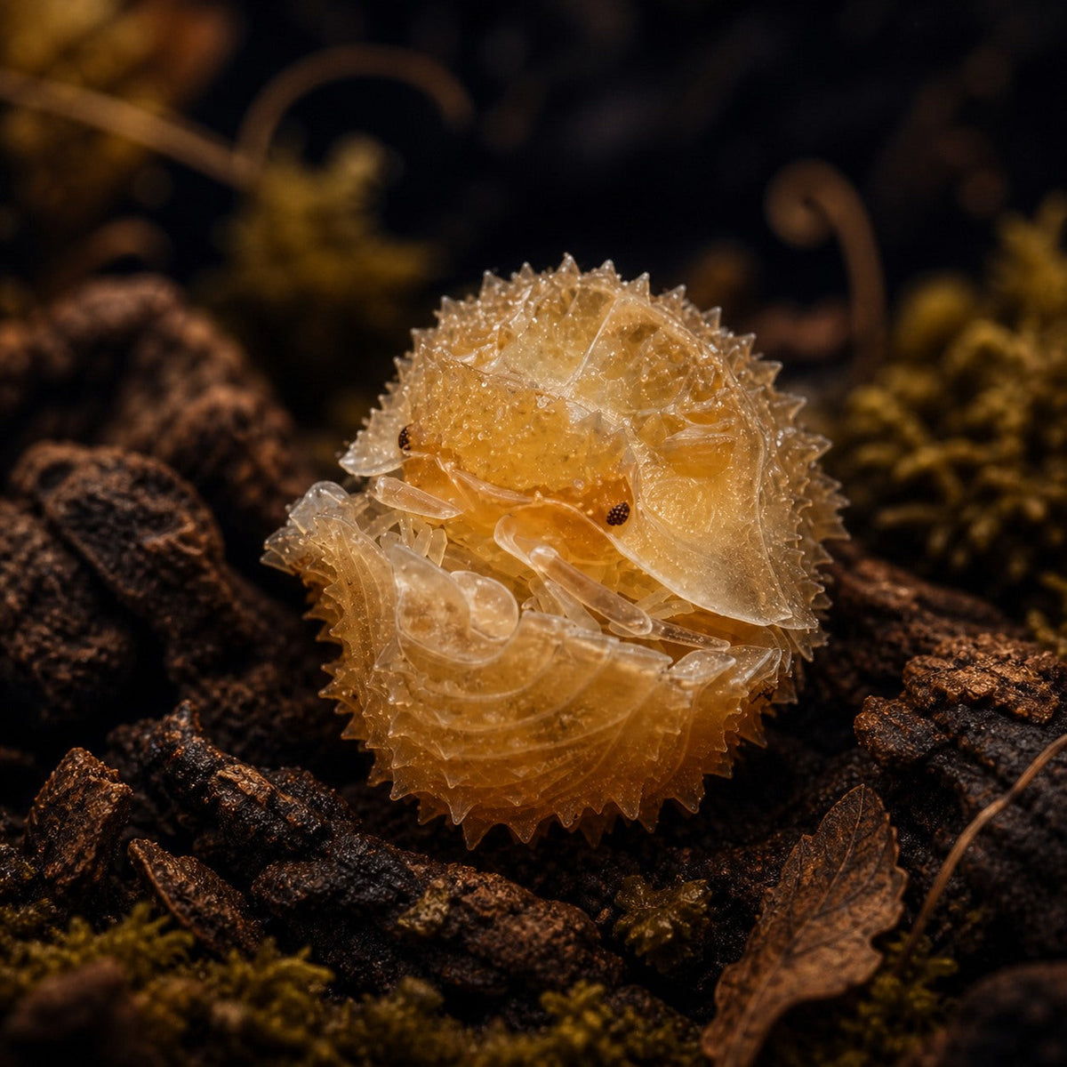 Pineapple Spiky Isopods (Cristarmadillidium muricatum)