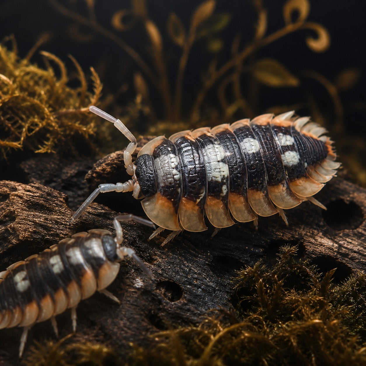 Porcellio expansus "Orange" Isopods