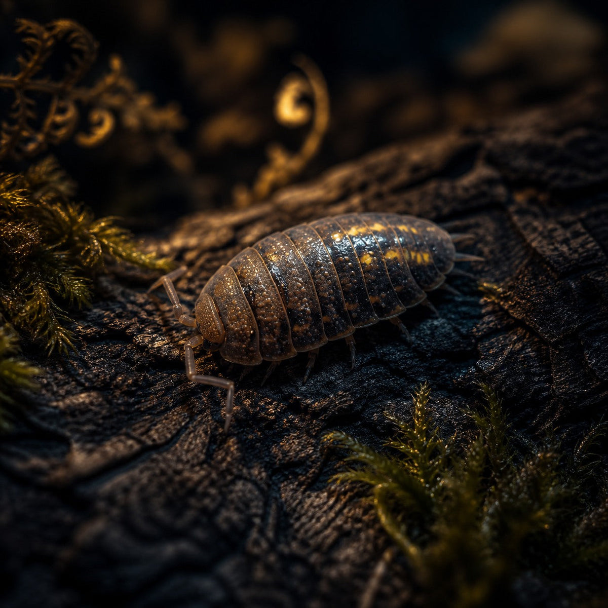 Porcellio ornatus "Yellow Dot" Isopods