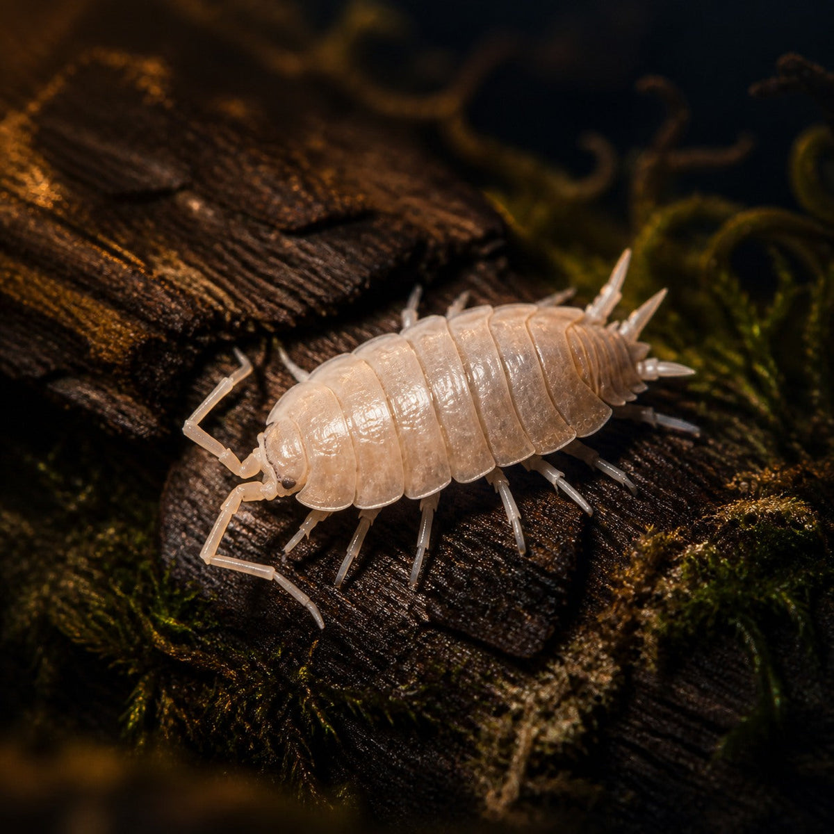 Porcellionides pruinosus "Powder White" Isopods