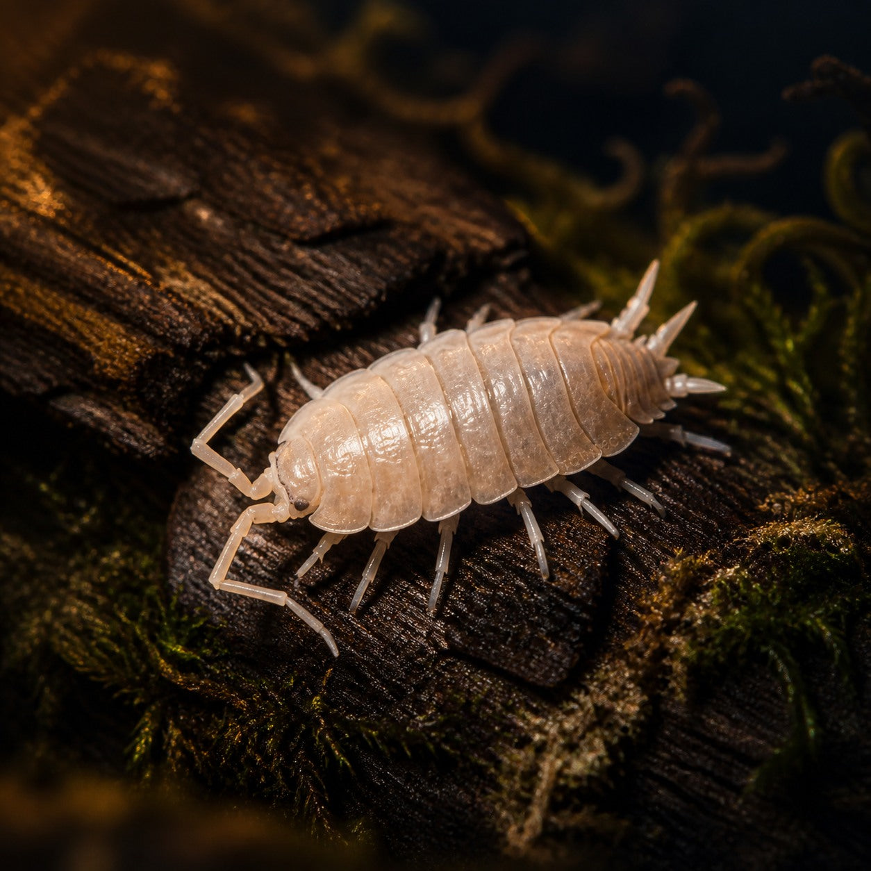 Porcellionides pruinosus "Powder White" Isopods
