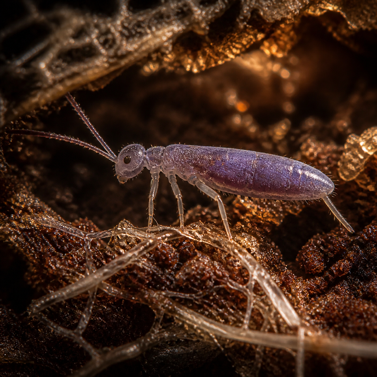 Bylas Ant Springtails (Pseudosinella violenta) (image 2 of 2)