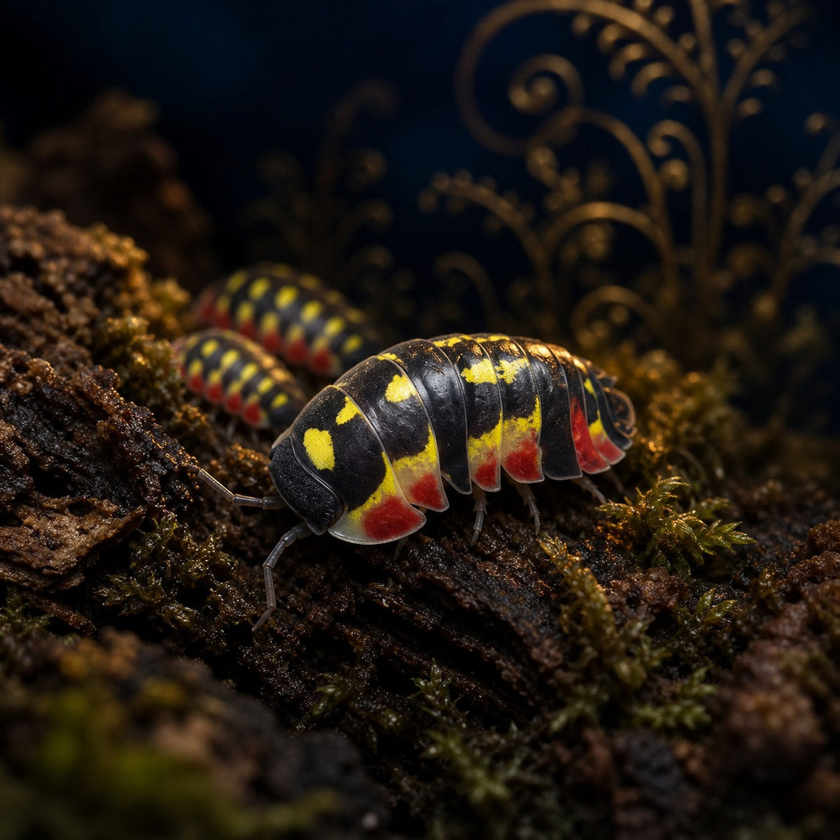 Red Diablo Isopods (Ardentiella sp.)