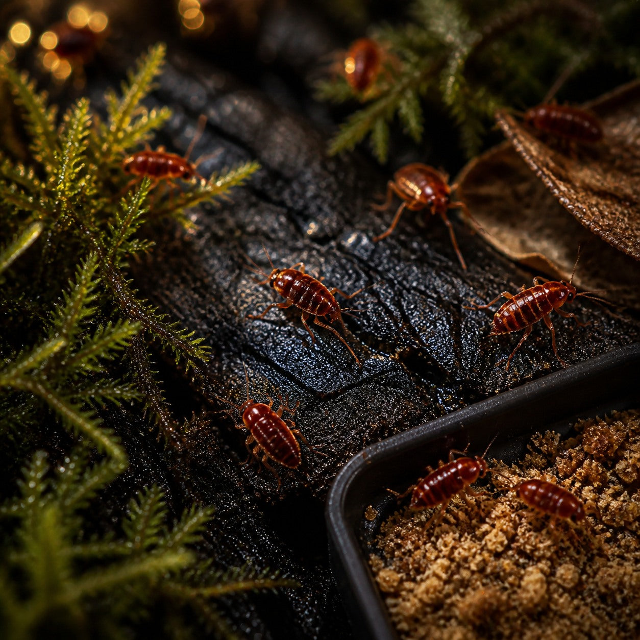 Red Runner Roaches, 1/4 Inch (Wholesale)