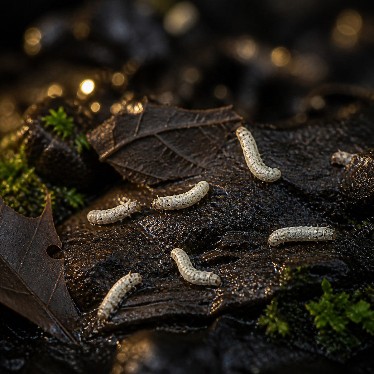 Silkworms, Extra Small (1/4 Inch)